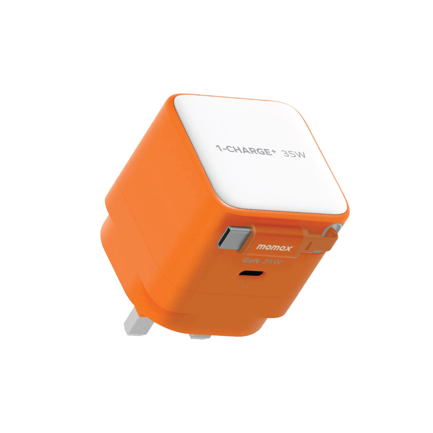 1-Charge+ 1-Port GaN Charger With Built-In USB-C Cable 35W - Image 10