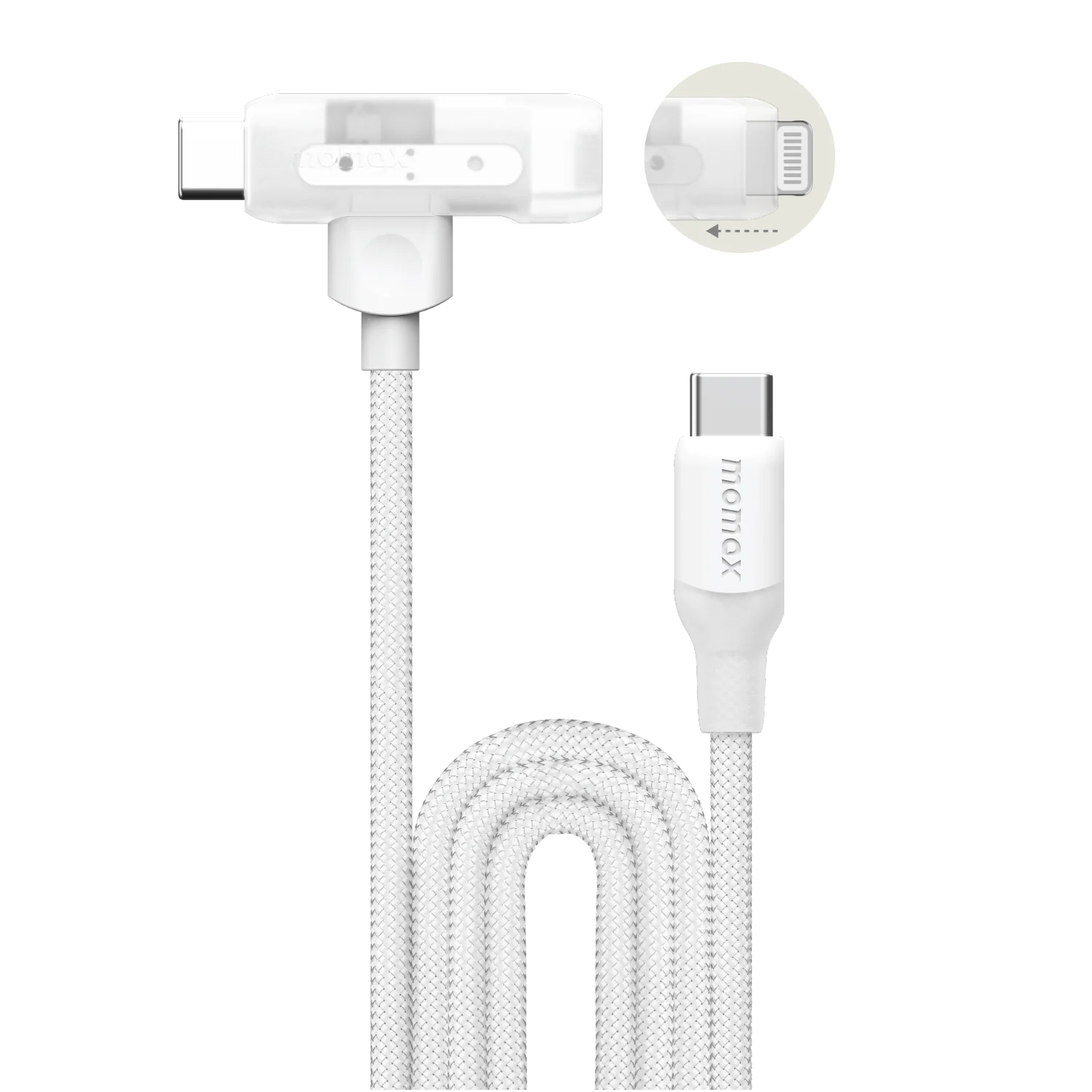 1-Link Flow Duo USB-C to USB-C & Lightning Braided Cable 60W 1.5m - Image 8