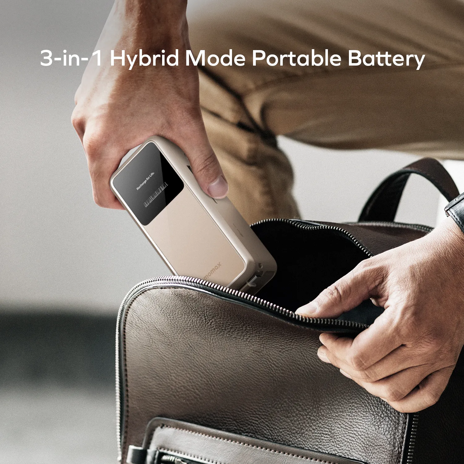1-Pac⁺ 10000mAh 3in1 Hybrid GaN Battery Pack with Built-In Retractable Cable - Image 23
