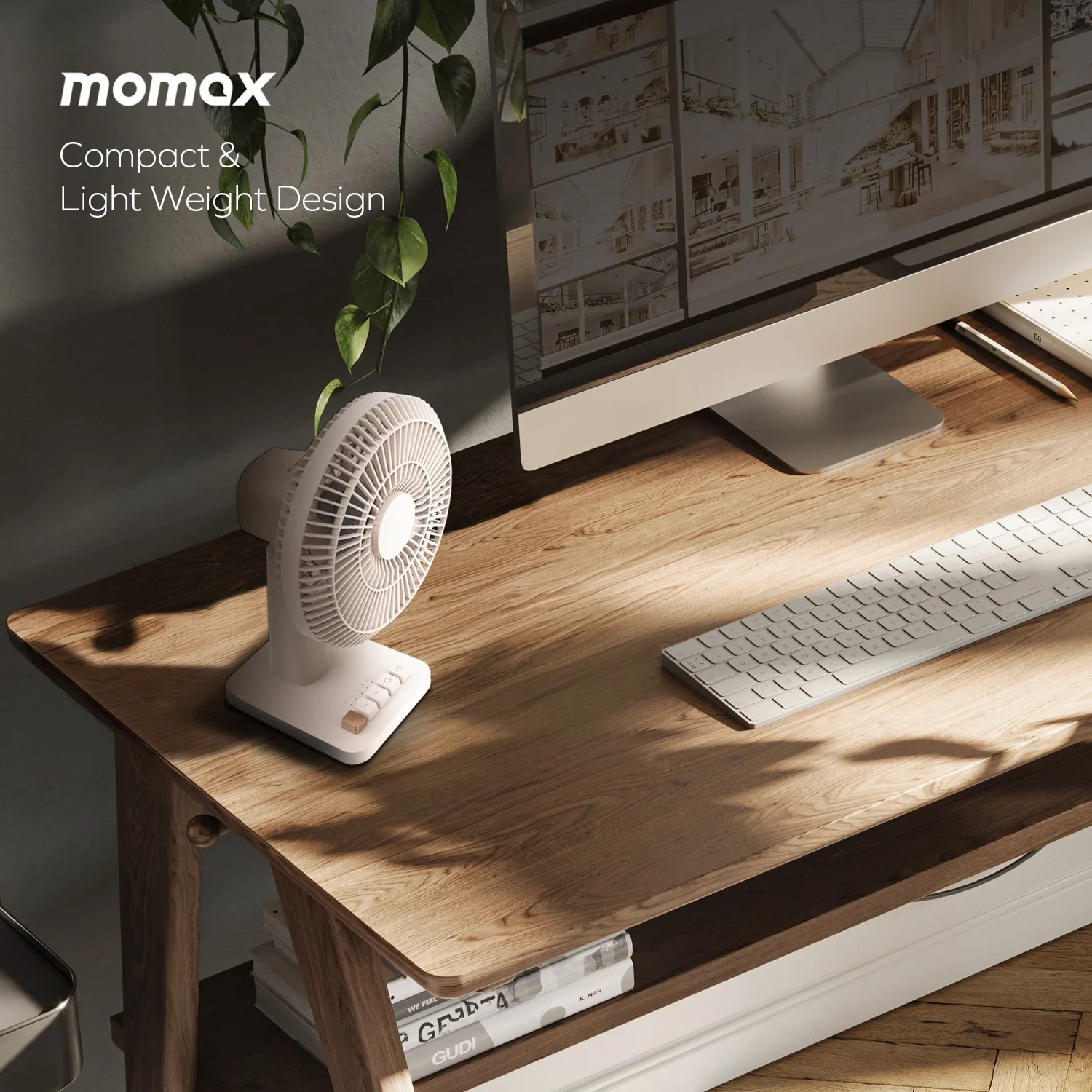 1°Pod Desktop Wireless Ultra Quiet Mini Fan - Image 6