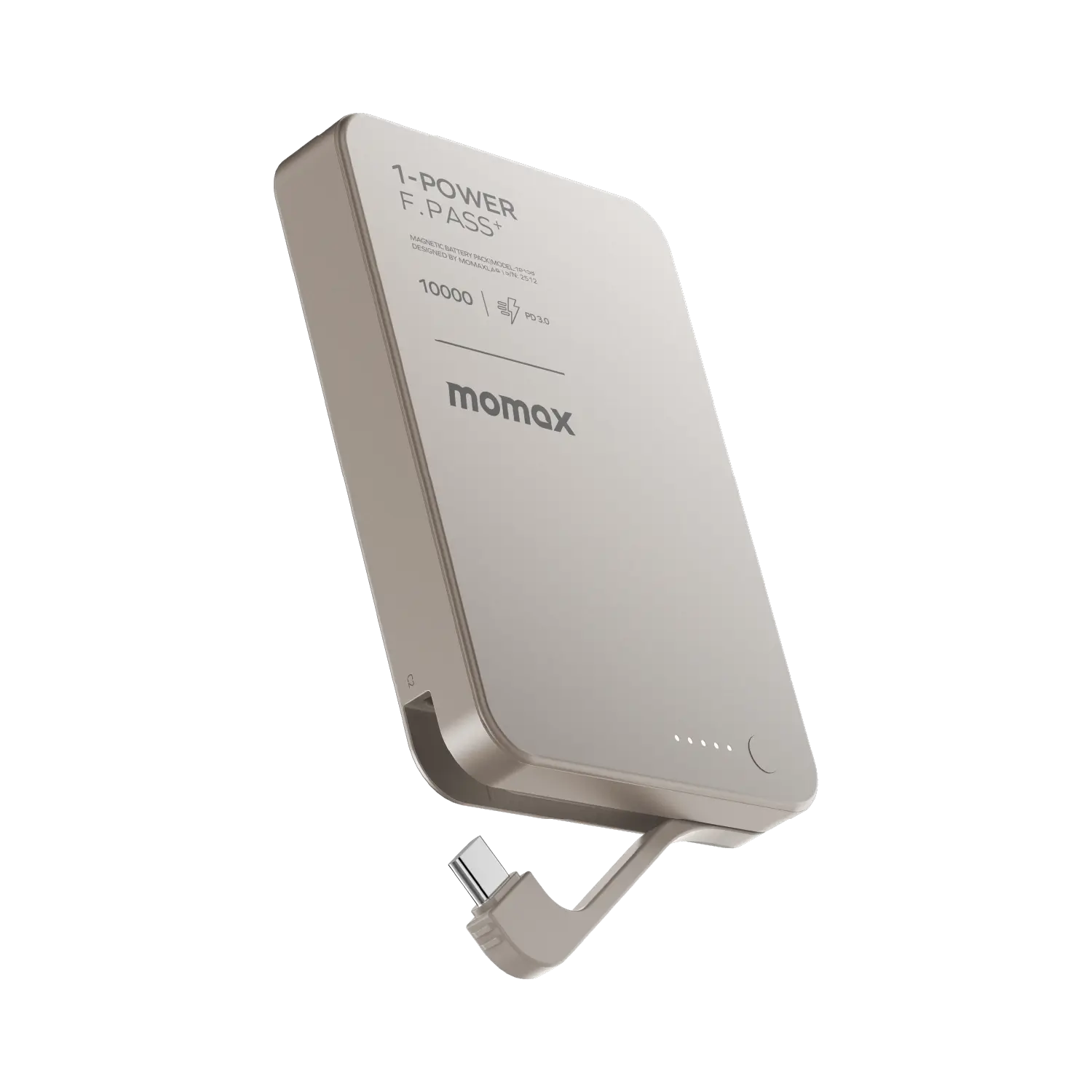 1-Power F.Pass⁺ 10000mAh Magnetic Battery Pack with Built-in Cable - Image 5