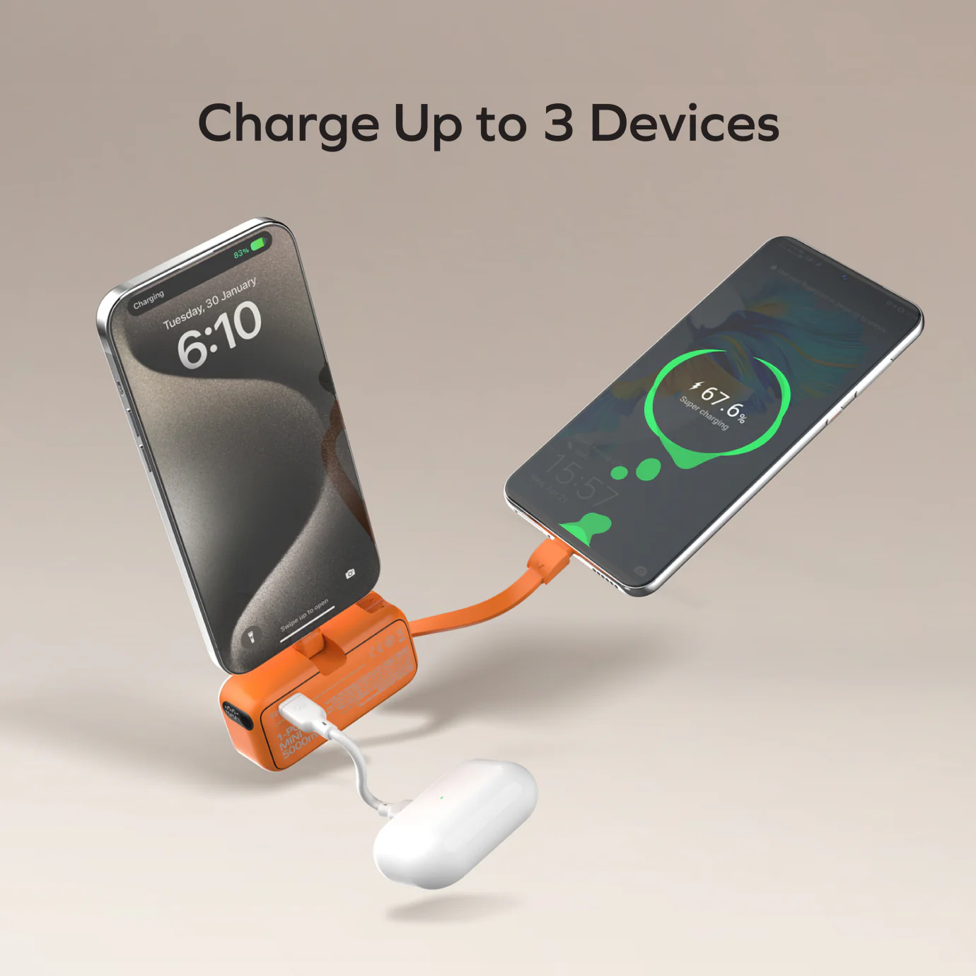 1-Power Mini 3-in-1 Power Bank 5000mAh - Image 22