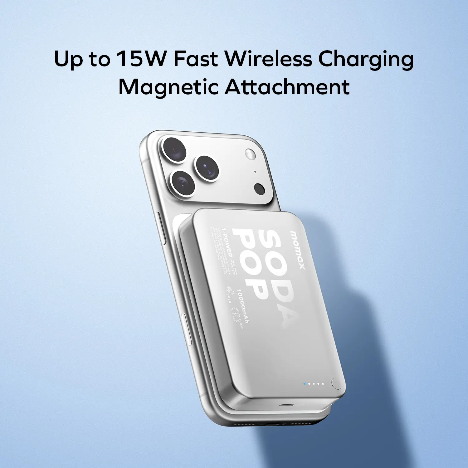 1-Power Pass 10000mAh Magnetic Wireless Battery Pack - Image 11