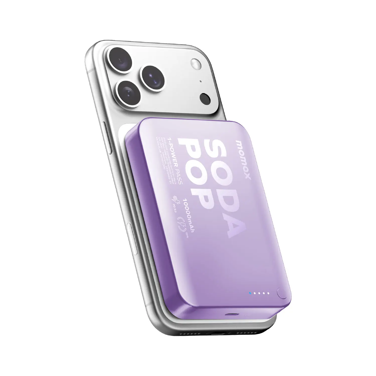 1-Power Pass 10000mAh Magnetic Wireless Battery Pack - Image 17