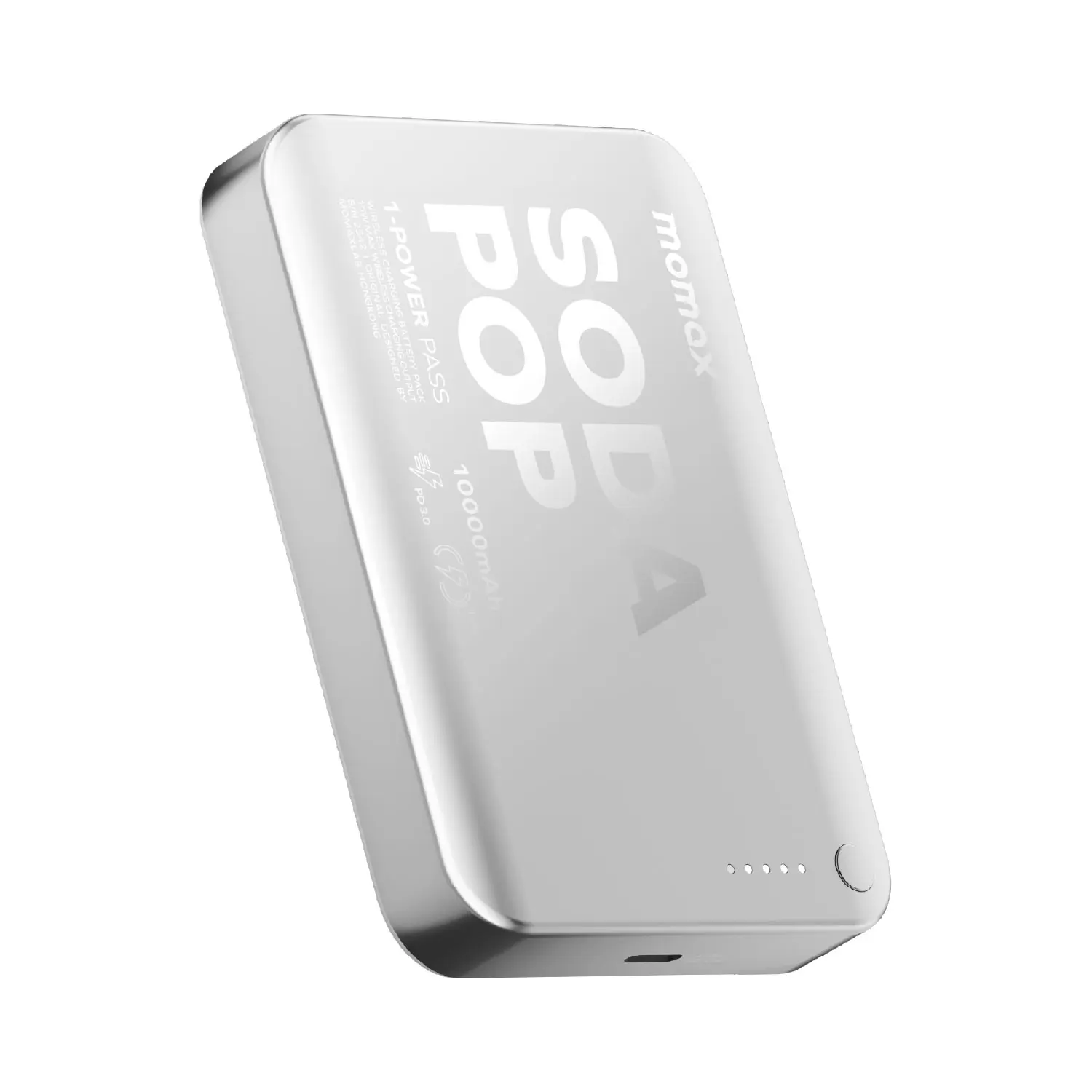 1-Power Pass 10000mAh Magnetic Wireless Battery Pack - Image 3