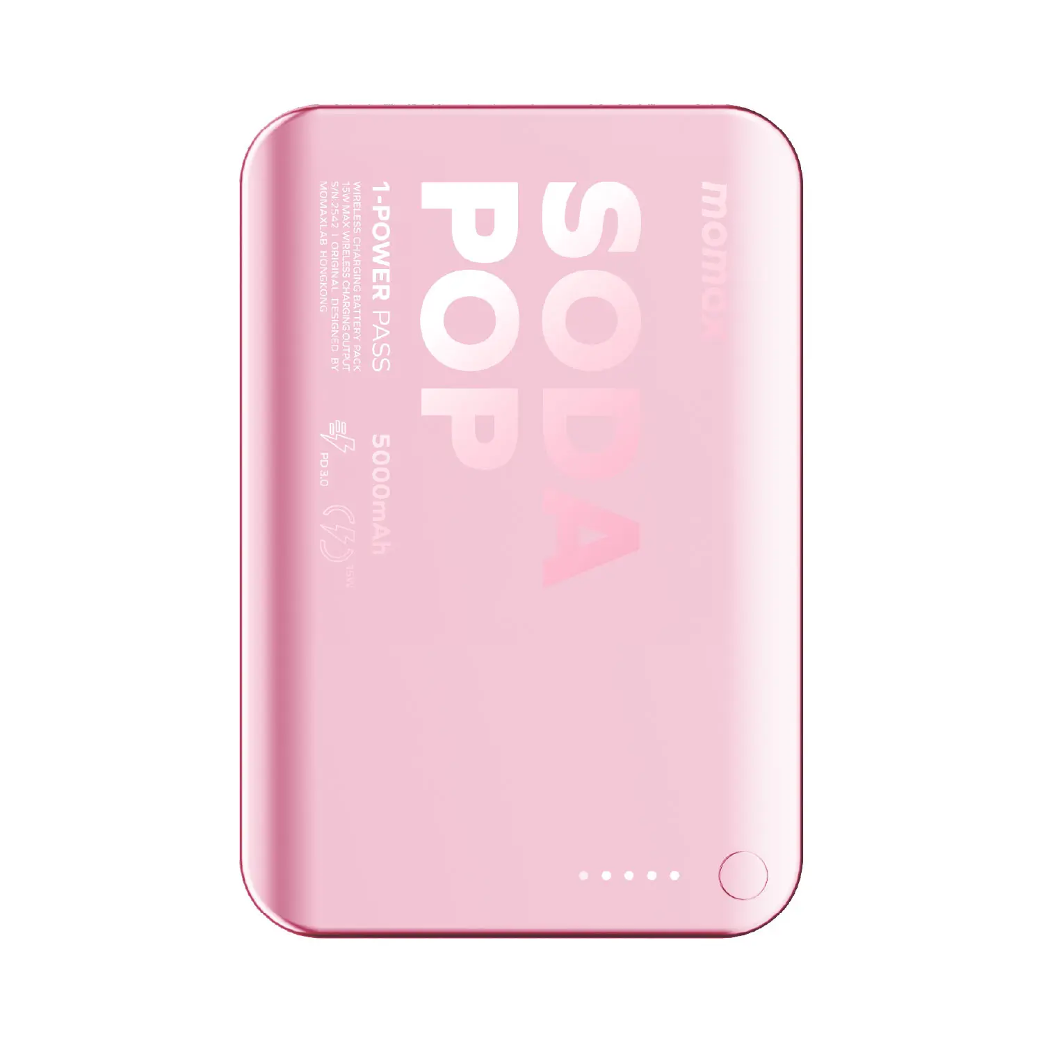 1-Power Pass 5000mAh Magnetic Wireless Charging Battery Pack - Image 14