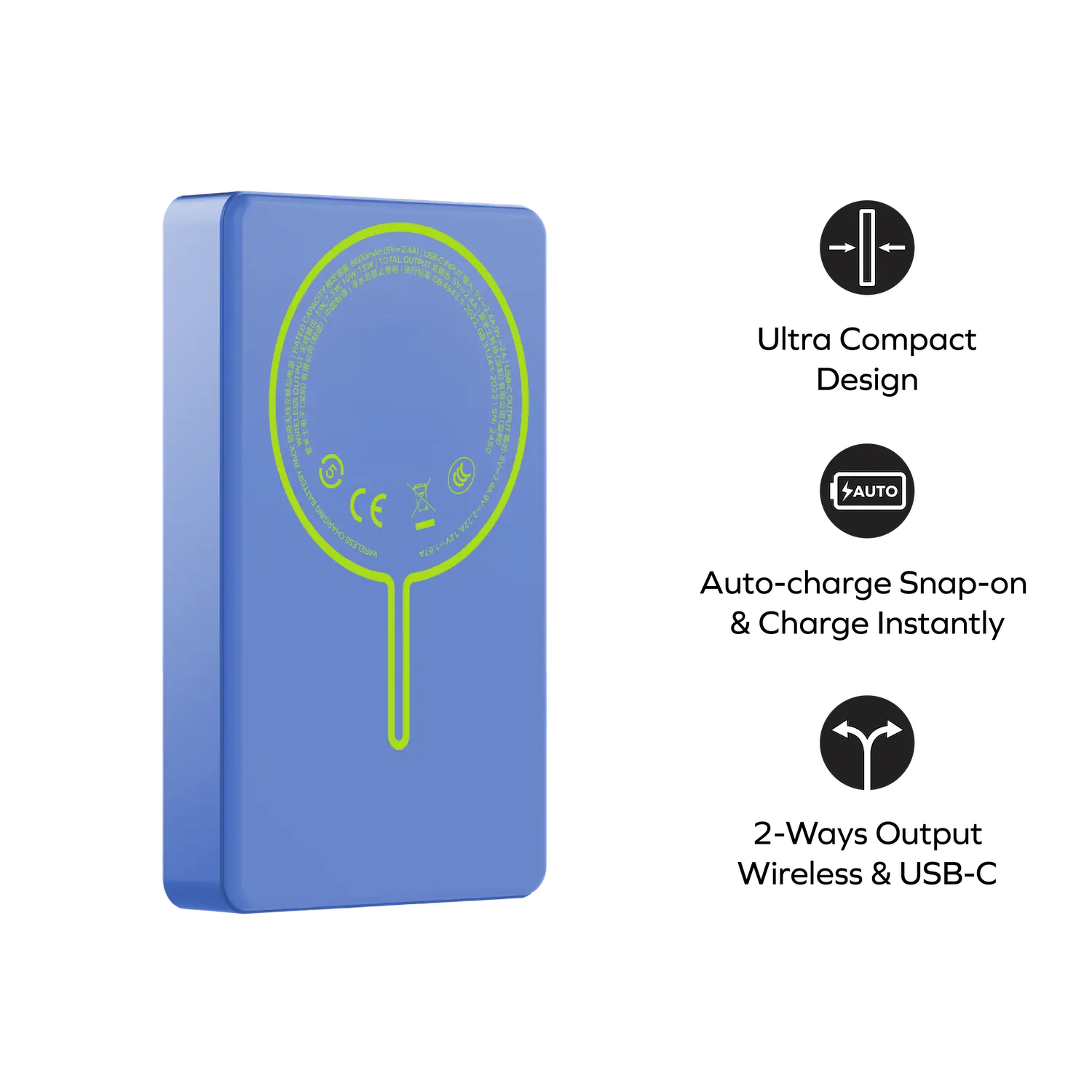 1-Power Pass Magnetic Wireless Power Bank 10000mAh - Image 10