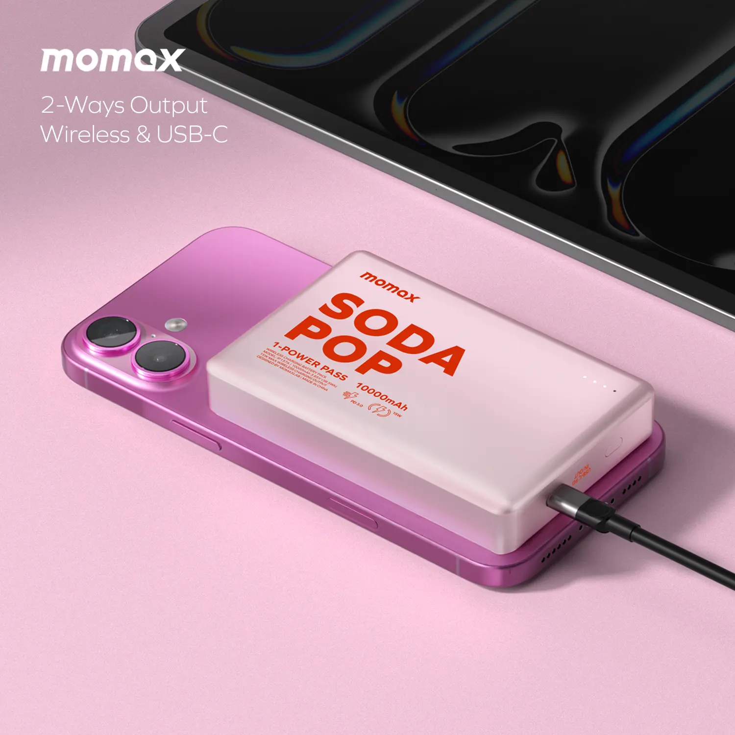 1-Power Pass Magnetic Wireless Power Bank 10000mAh - Image 12