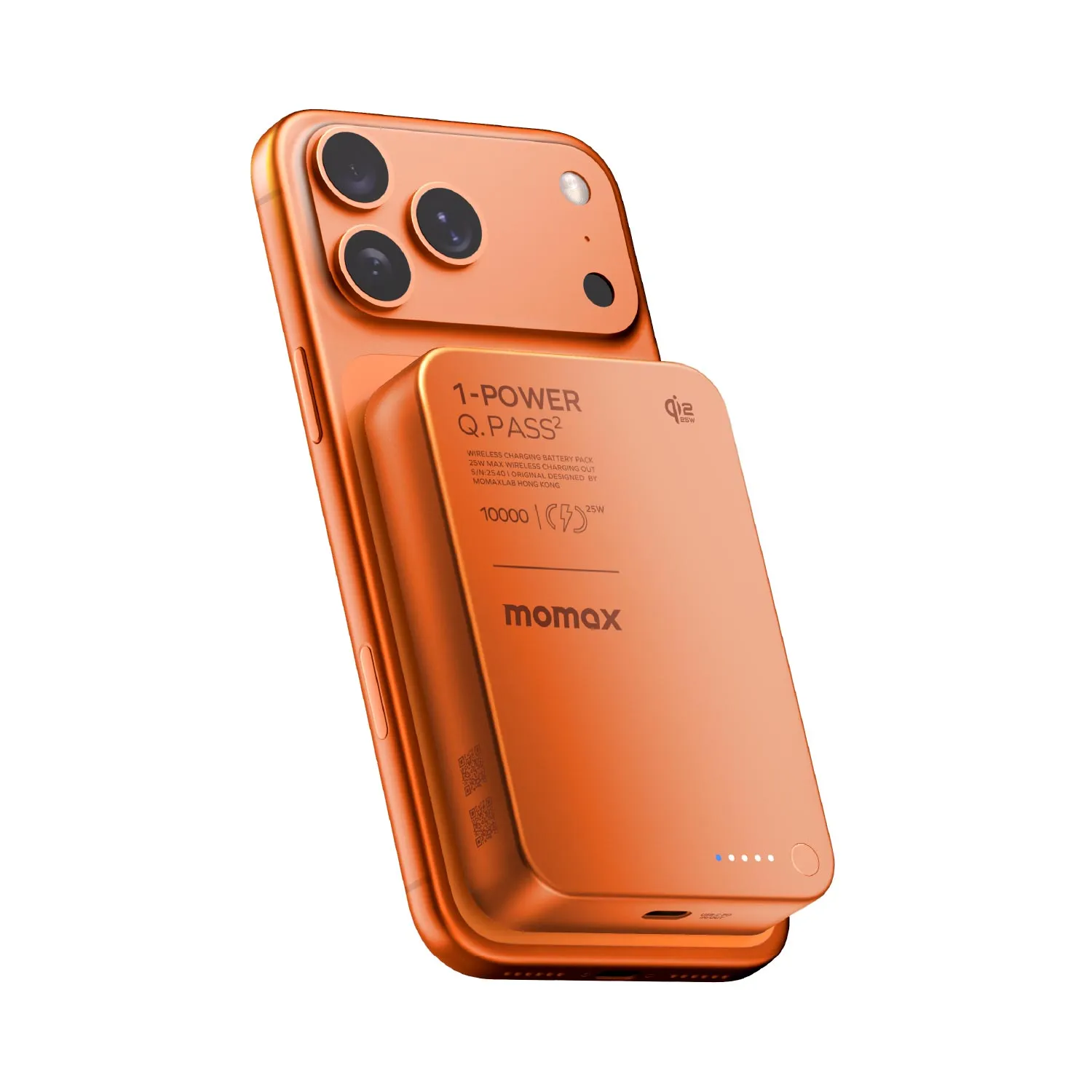 1-Power Q.Pass² 10000mAh Qi2 25W Magnetic Wireless Battery Pack - Image 18