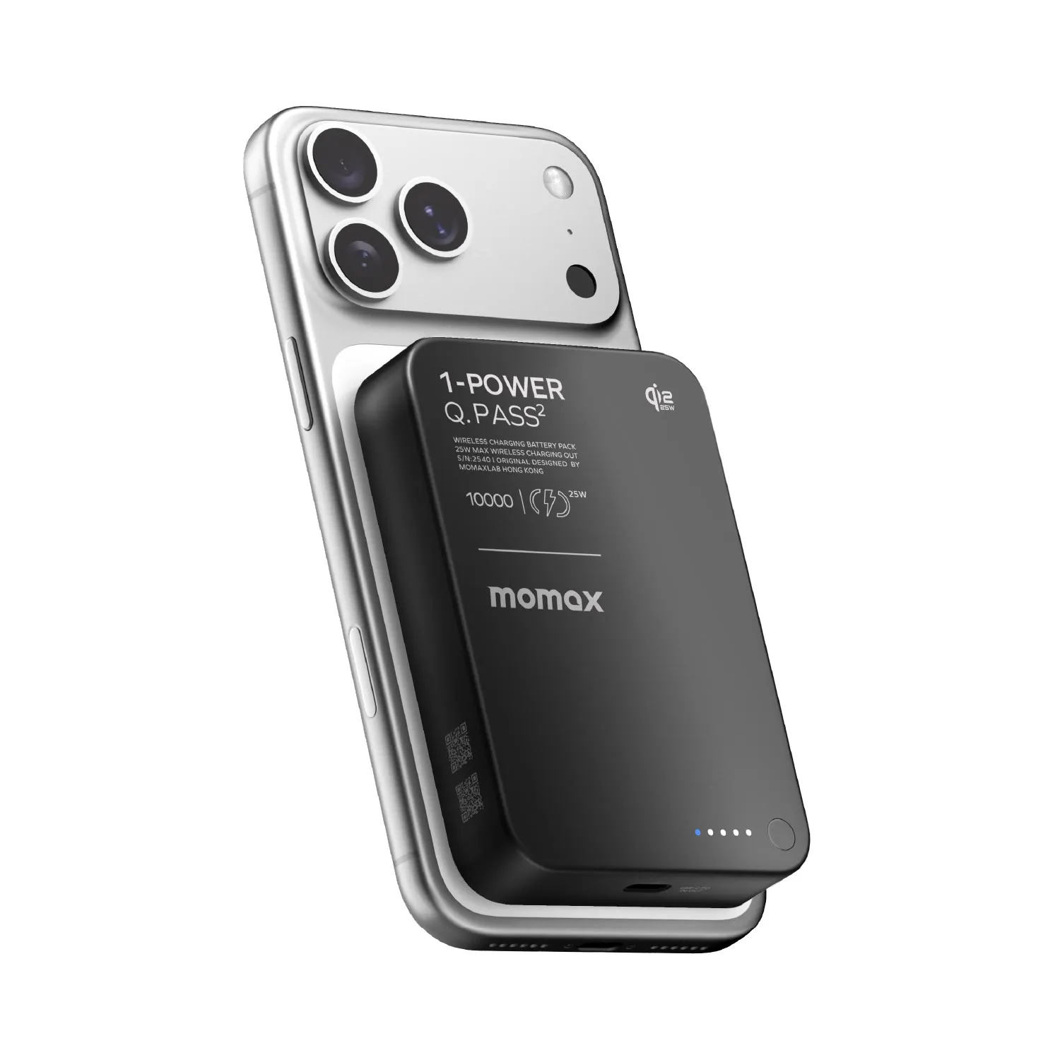 1-Power Q.Pass² 10000mAh Qi2 25W Magnetic Wireless Battery Pack - Image 19