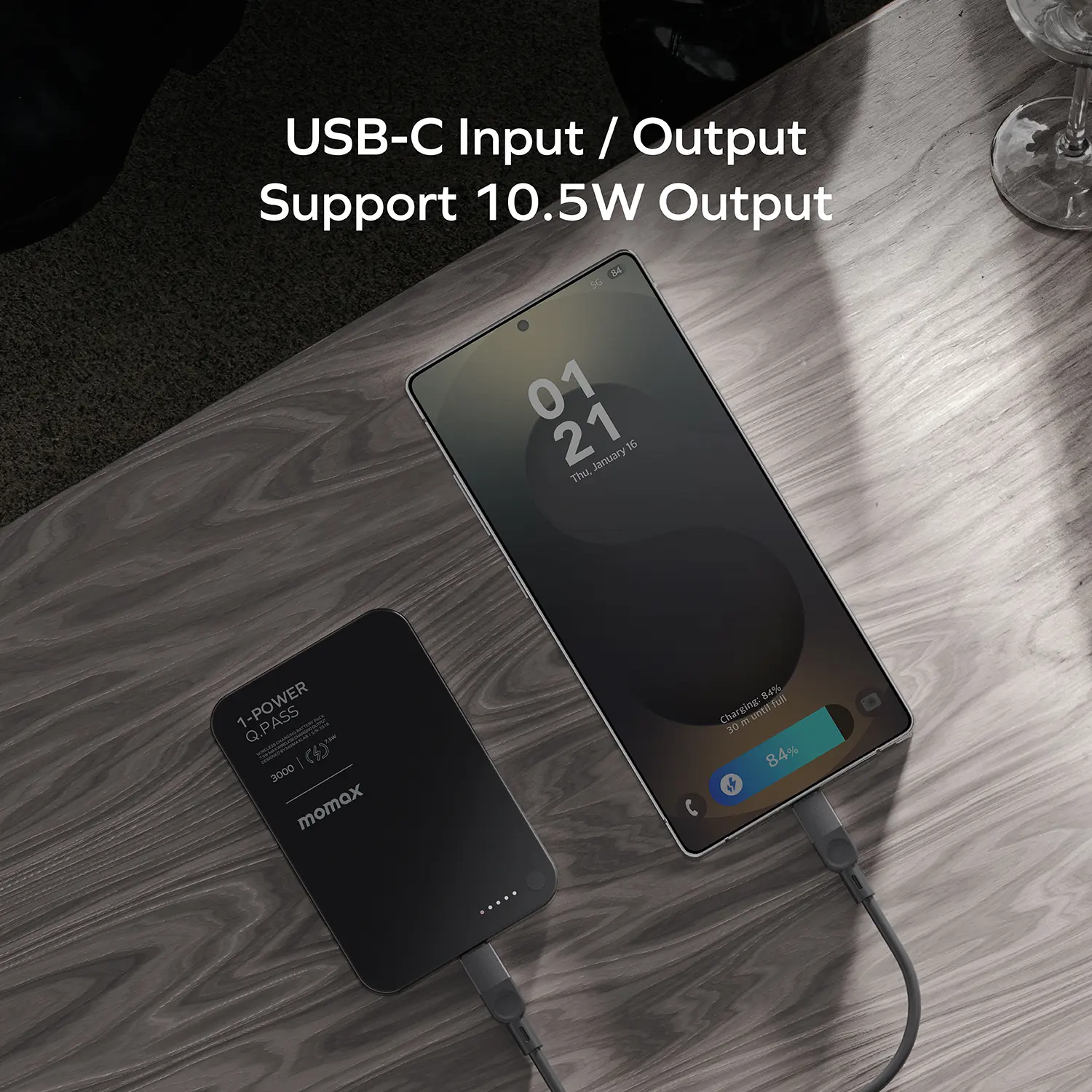 1-Power Q.Pass 3000mAh Magnetic Wireless Battery Pack - Image 14