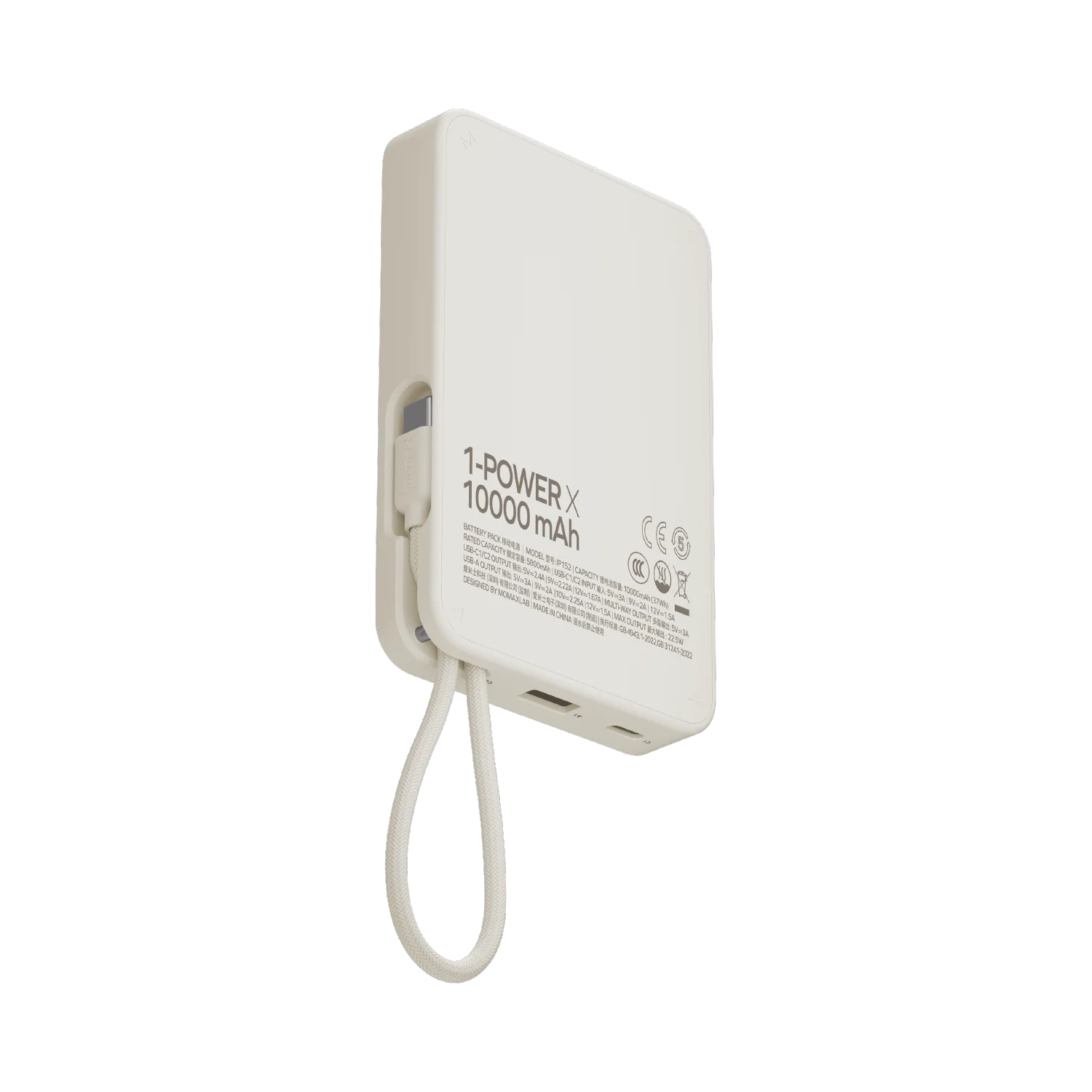 1-Power X Power Bank 10000mAh With Built-in USB-C Cable - Image 10