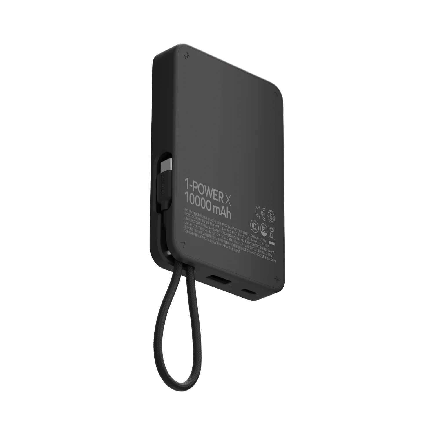 1-Power X Power Bank 10000mAh With Built-in USB-C Cable - Image 9
