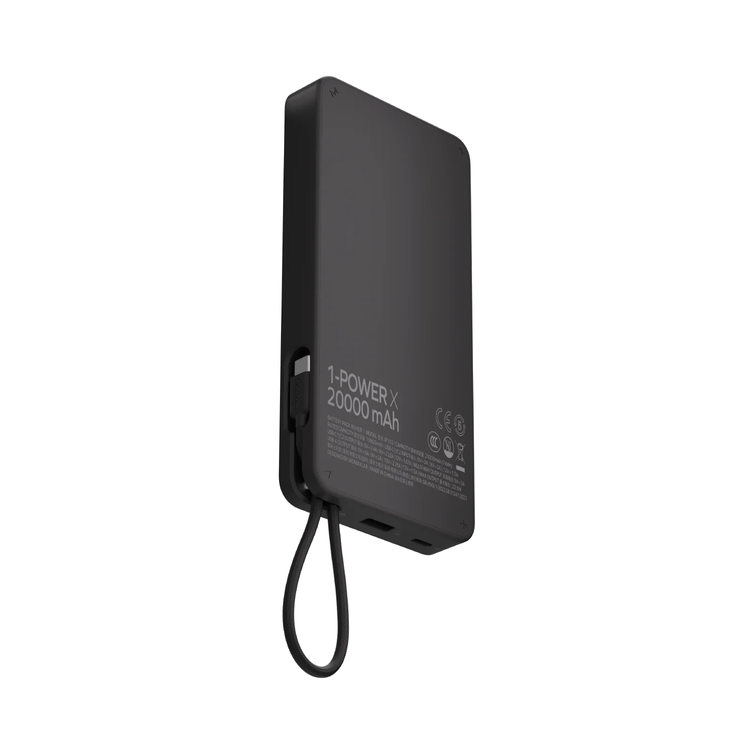 1-Power X Power Bank 20000mAh With Built-In USB-C Cable - Image 10