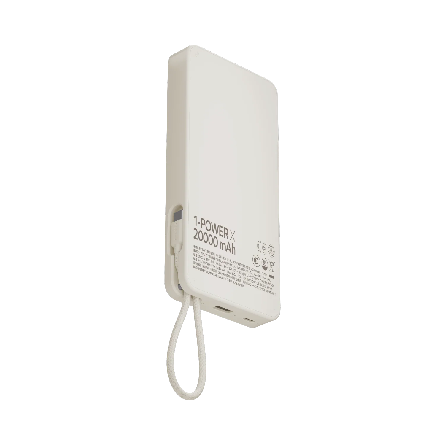 1-Power X Power Bank 20000mAh With Built-In USB-C Cable - Image 9