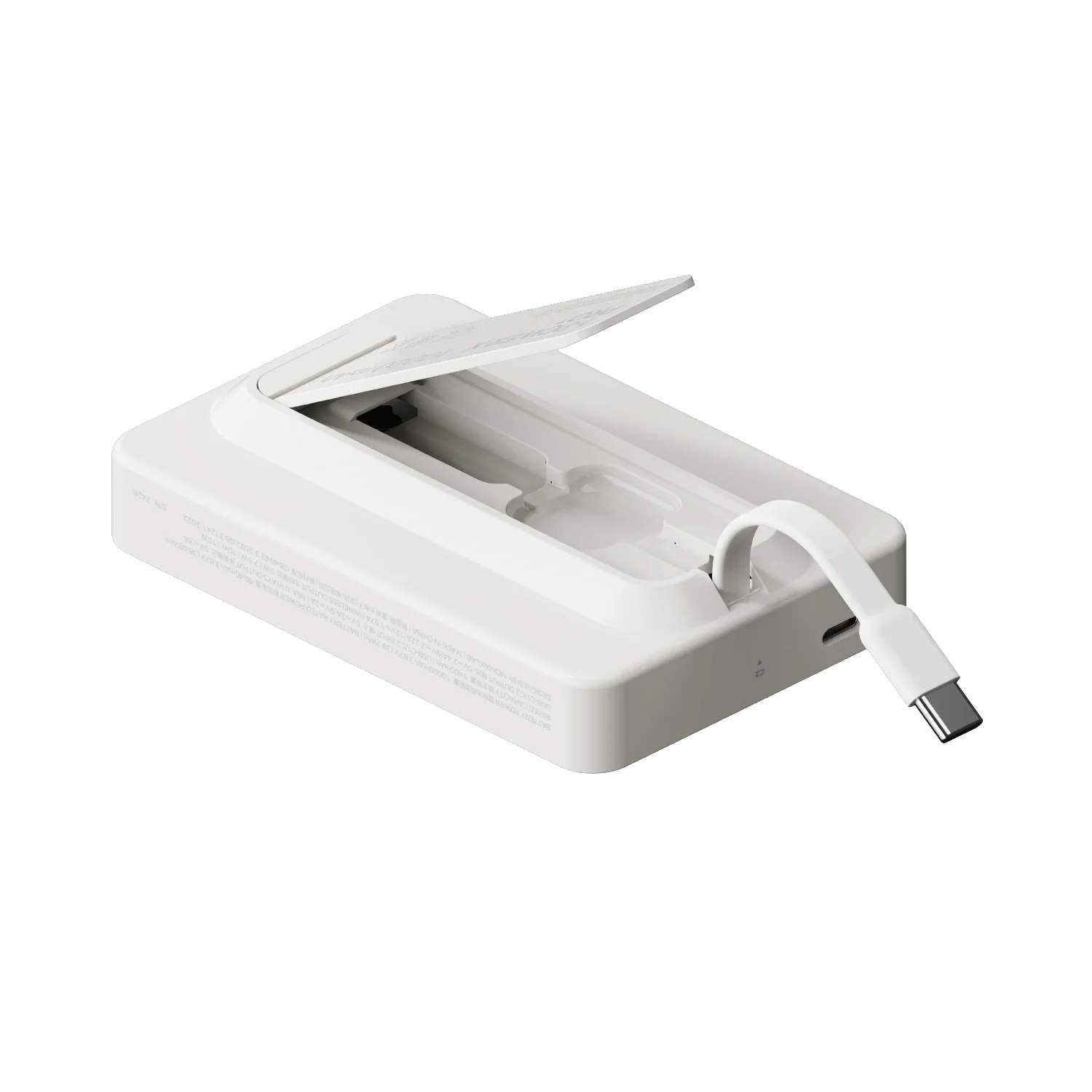 1-Power X Pro+ Magnetic Wireless Power Bank 10000mAh With Built-In USB-C Cable - Image 11