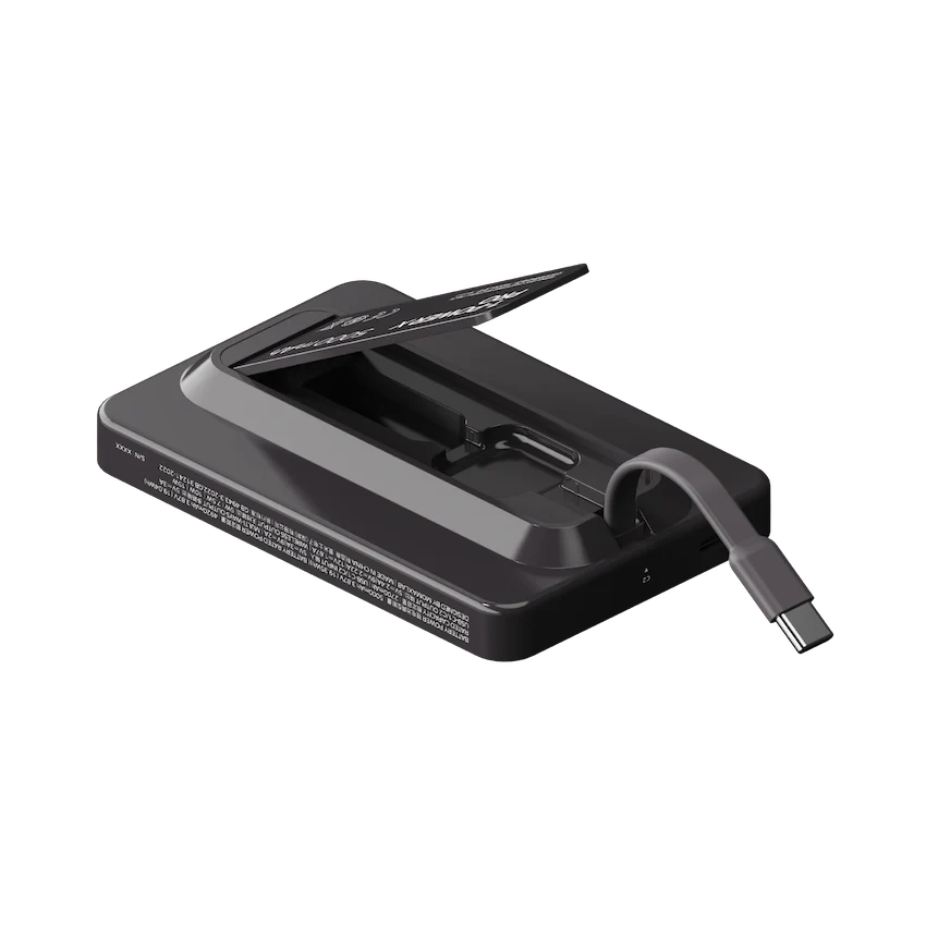 1-Power X Pro Magnetic Wireless Power Bank 5000mAh With Built-In USB-C Cable - Image 10