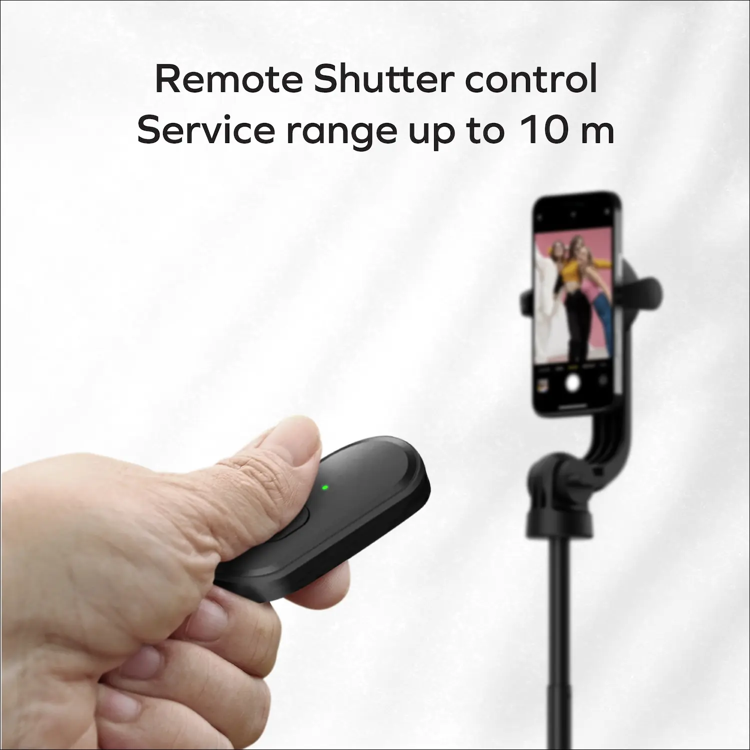 1-Snap Pole Magnetic Tripod Selfie Stick with Wireless Remote - Image 7