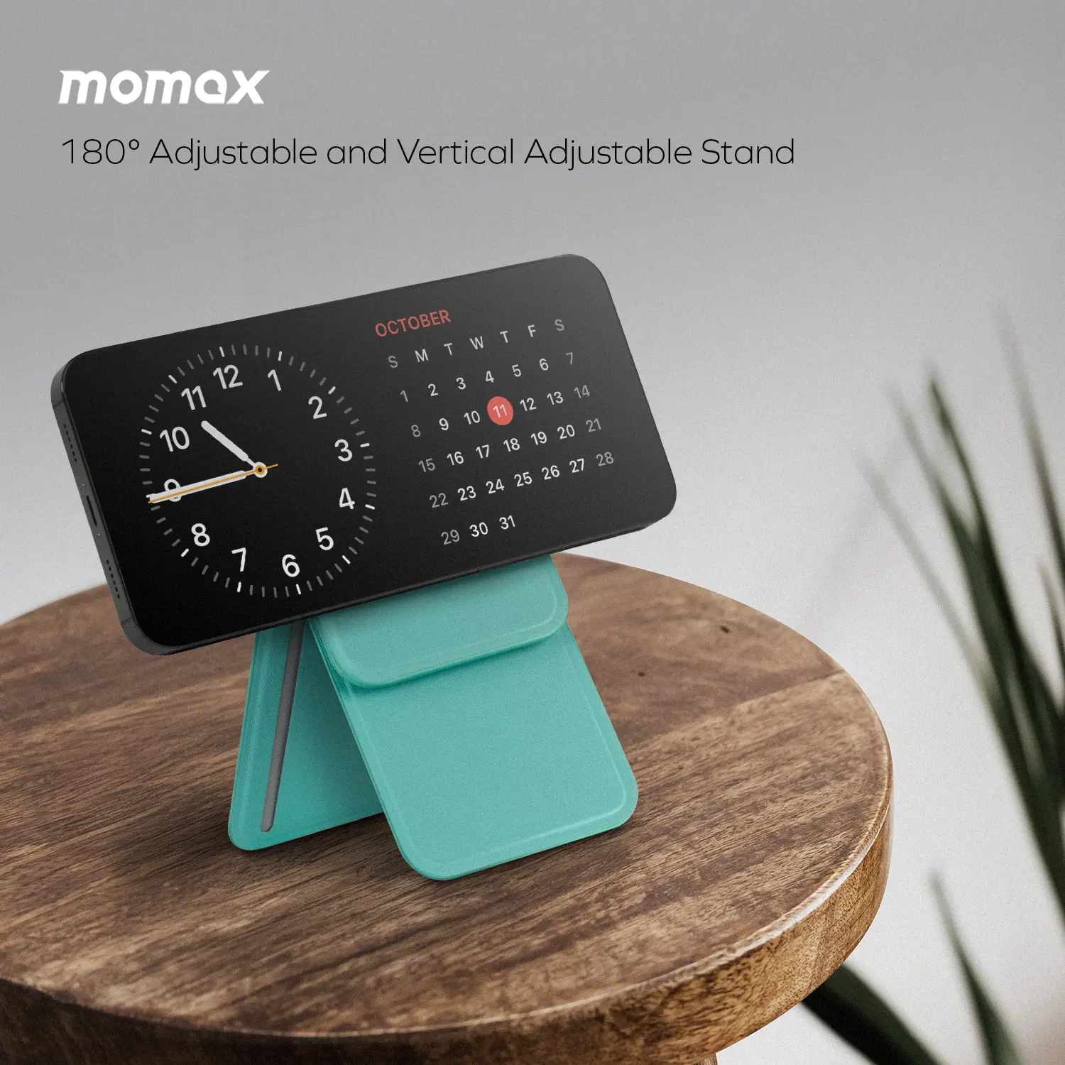 1-Wallet Magnetic Card Holder with Adjustable Stand - Image 11