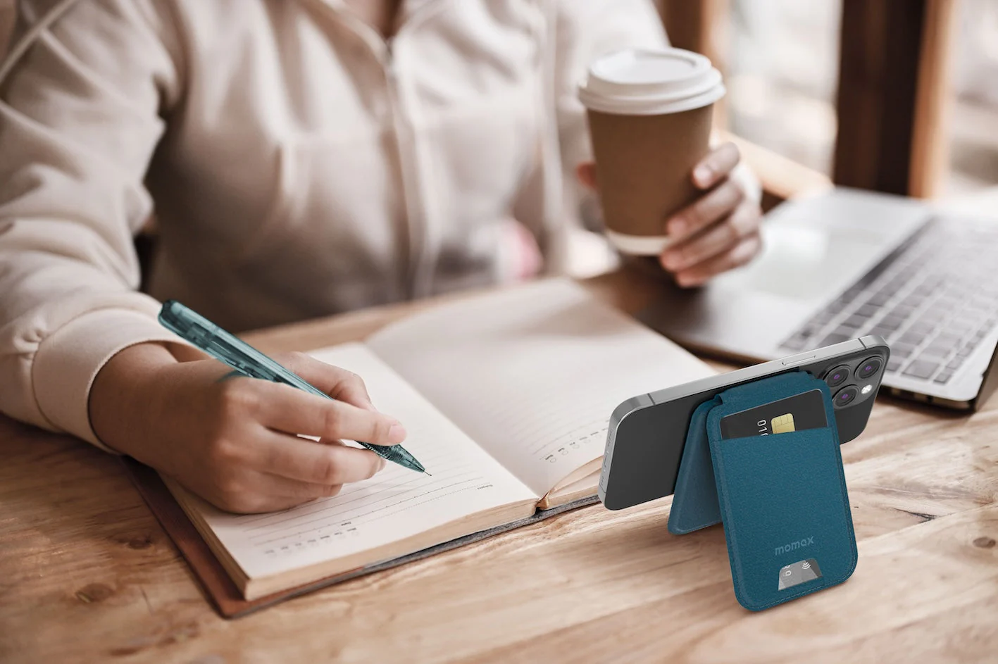 1-Wallet Magnetic Card Holder With Stand - Image 12