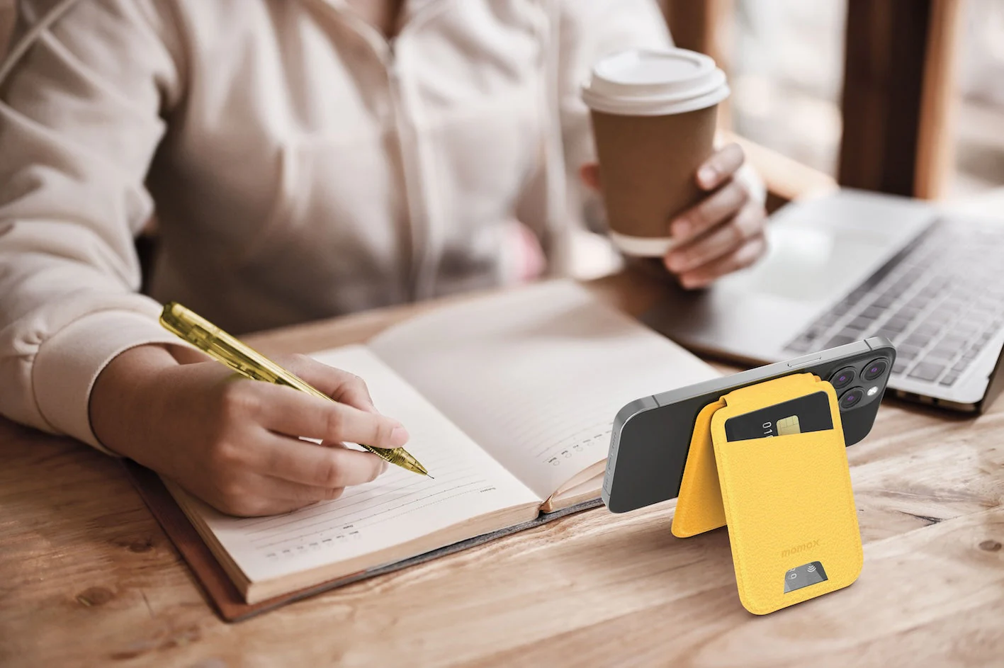 1-Wallet Magnetic Card Holder With Stand - Image 23