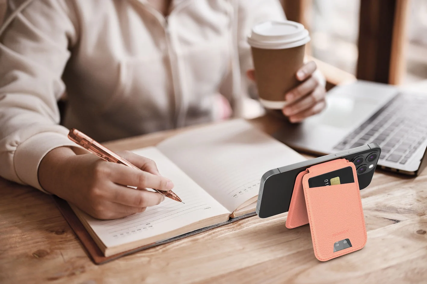 1-Wallet Magnetic Card Holder With Stand - Image 26