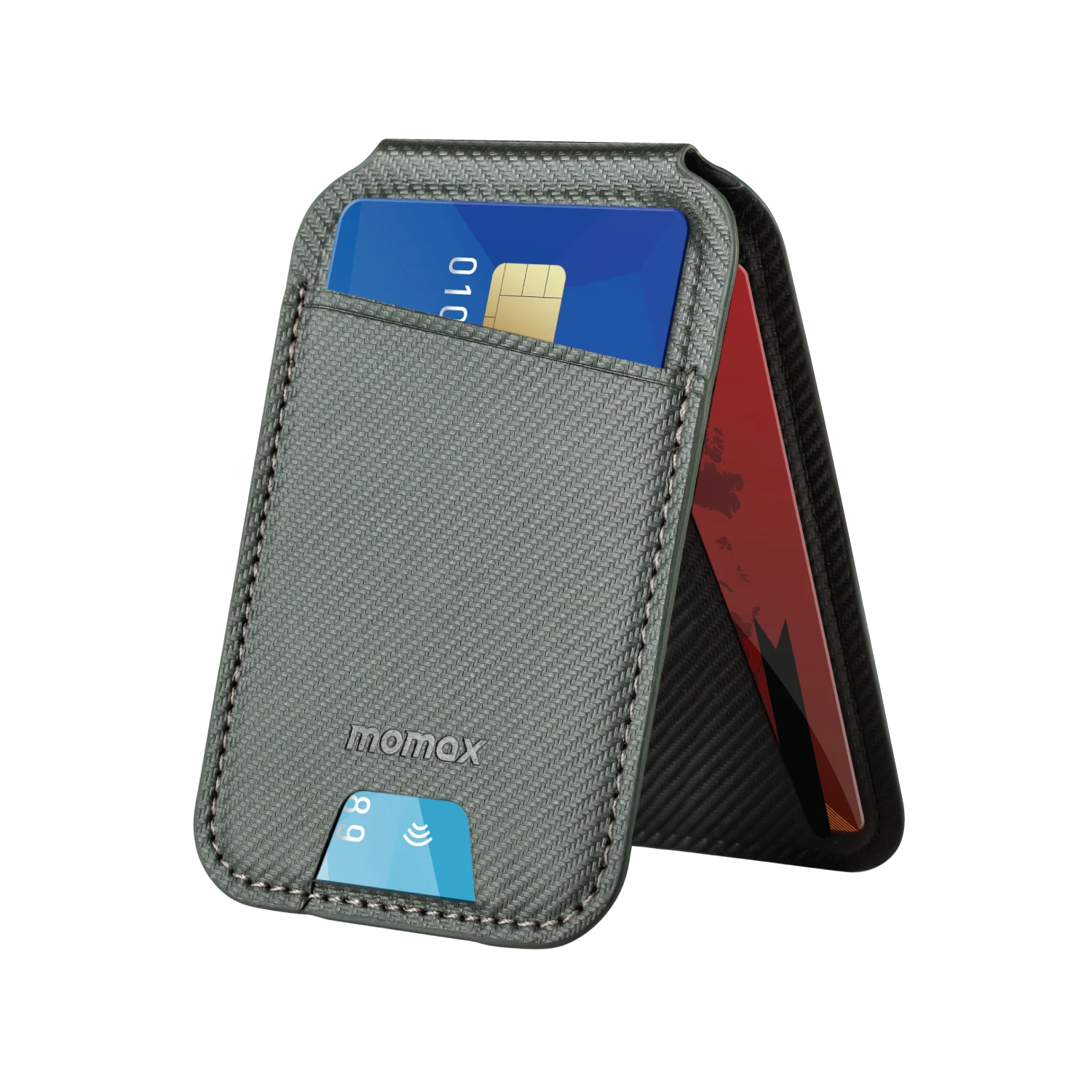 1-Wallet Magnetic Card Holder With Stand - Image 3