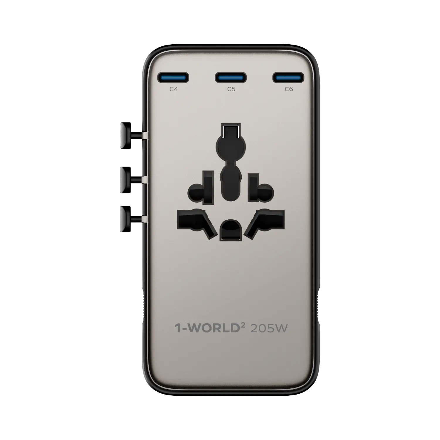 1-World²
205W 7-Port Dual AC Travel Adapter - Image 10