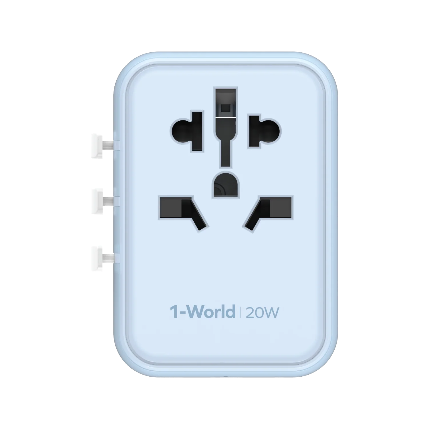 1-World 3-Port Travel Charger 20W - Image 11