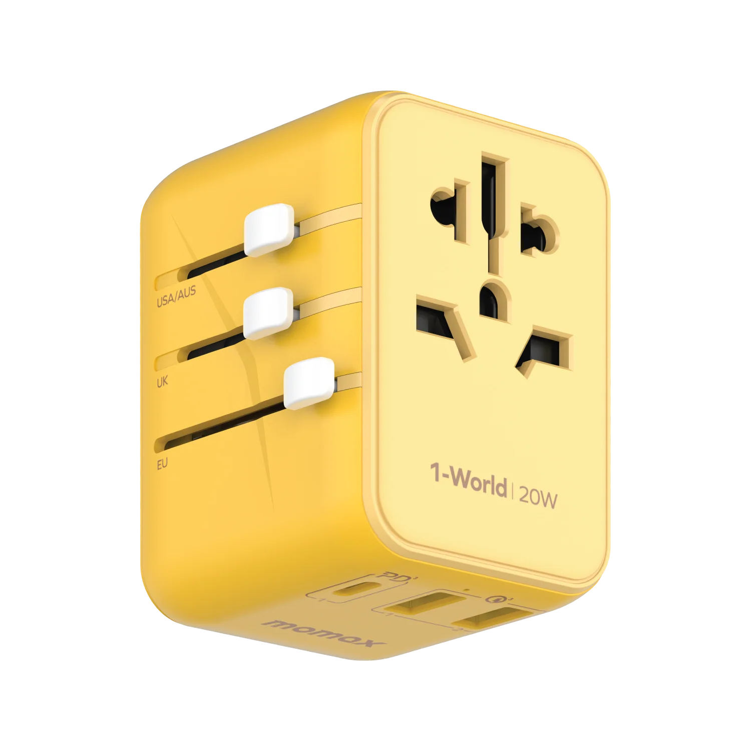 1-World 3-Port Travel Charger 20W - Image 13