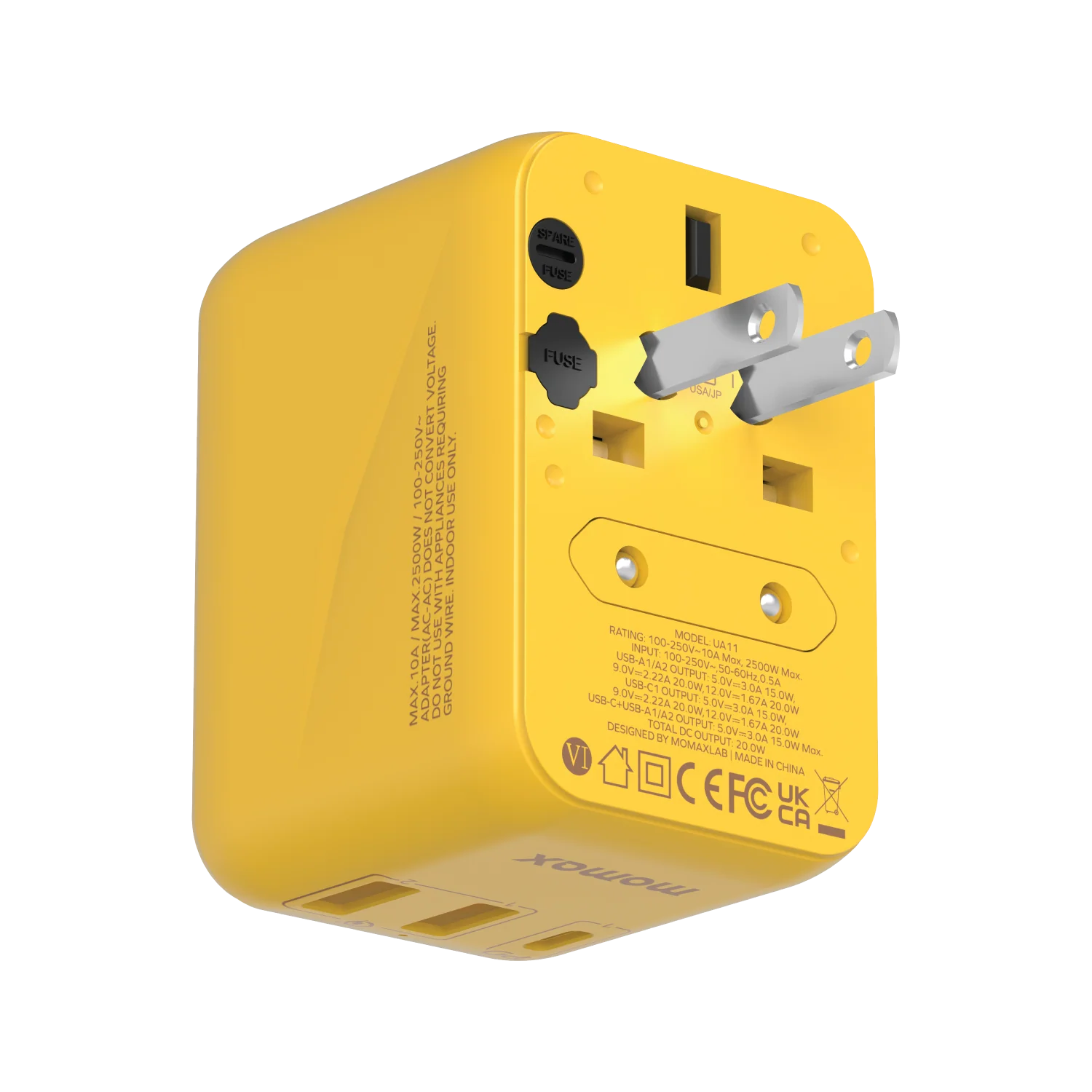 1-World 3-Port Travel Charger 20W - Image 14