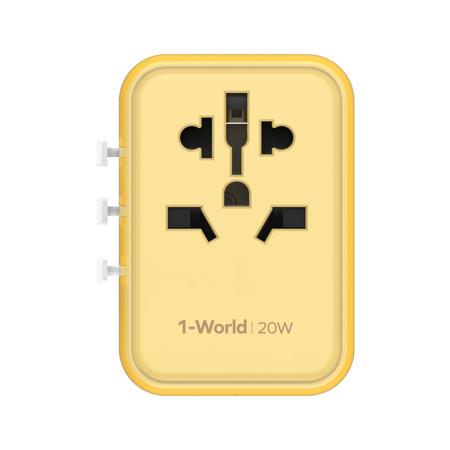 1-World 3-Port Travel Charger 20W - Image 15