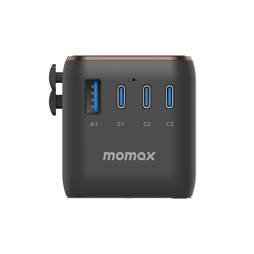 1-World 4-Port GaN Travel Charger 170W + USB-C Cable - Image 3
