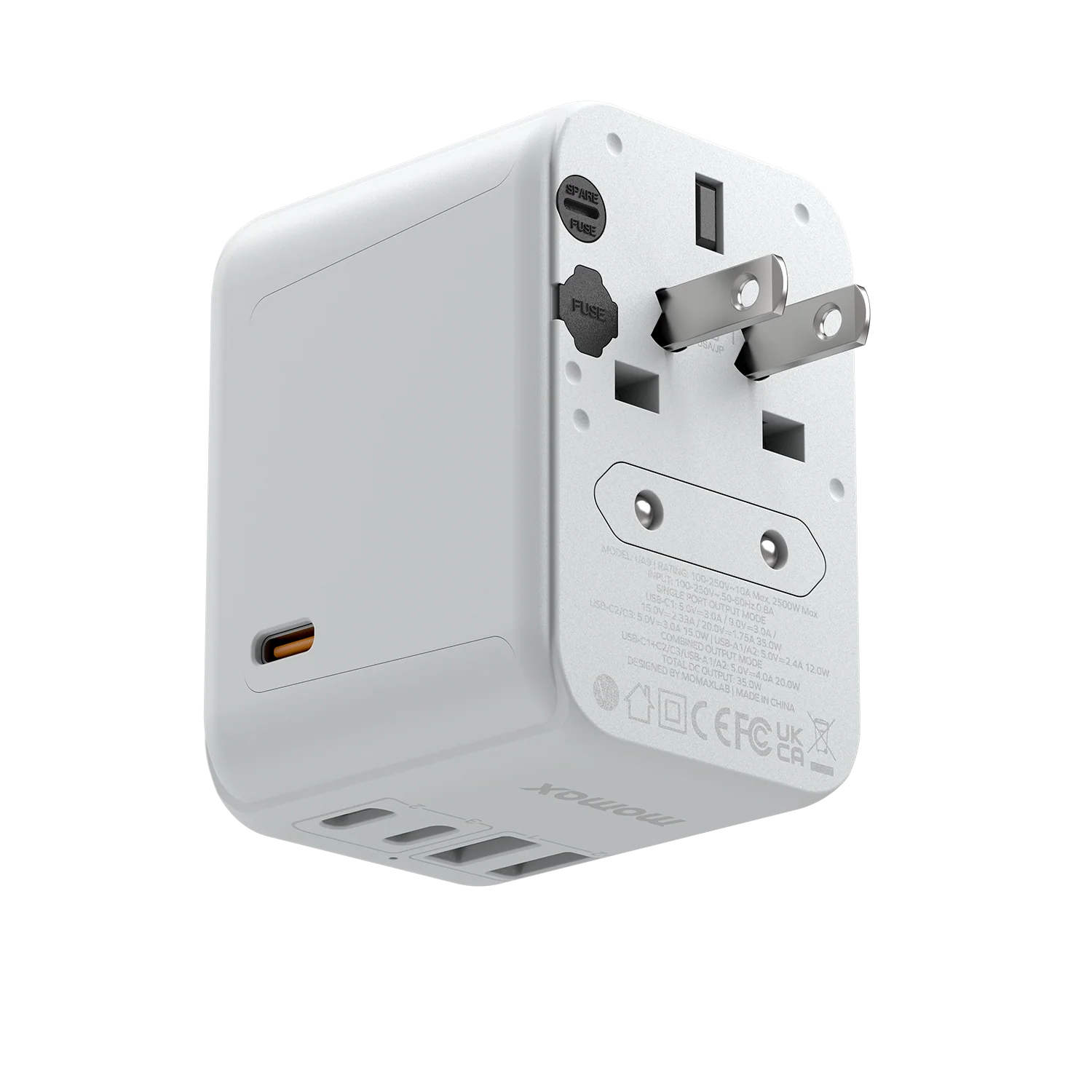 1-World 5-Port Travel Charger 35W - Image 15