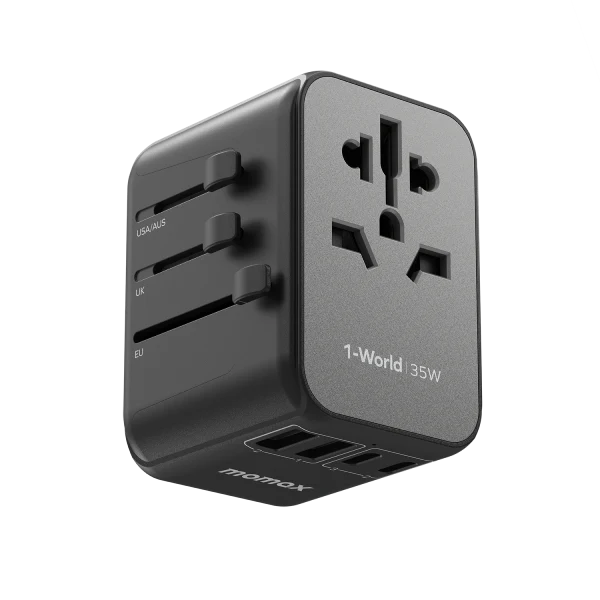 1-World 5-Port Travel Charger 35W - Image 6