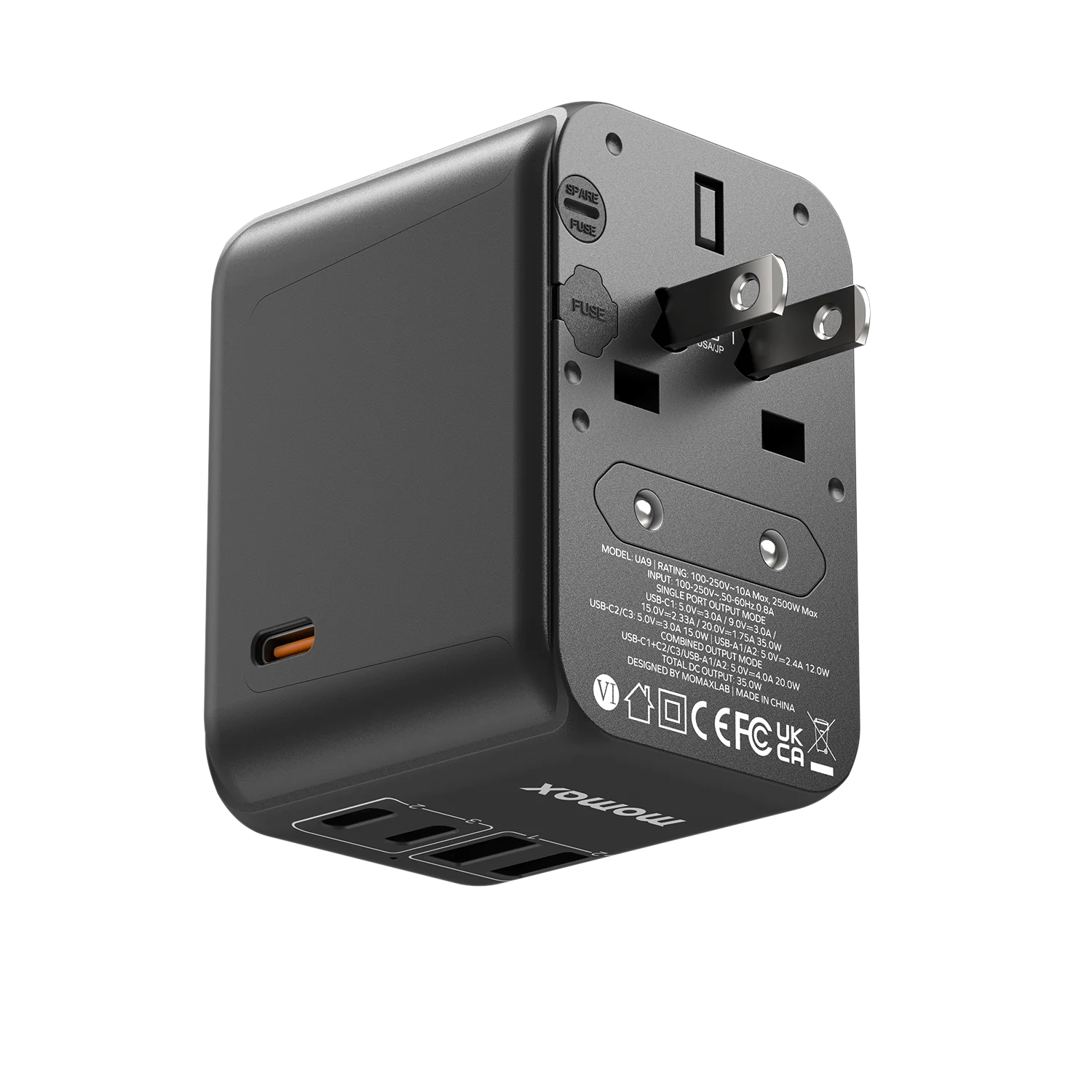 1-World 5-Port Travel Charger 35W - Image 9