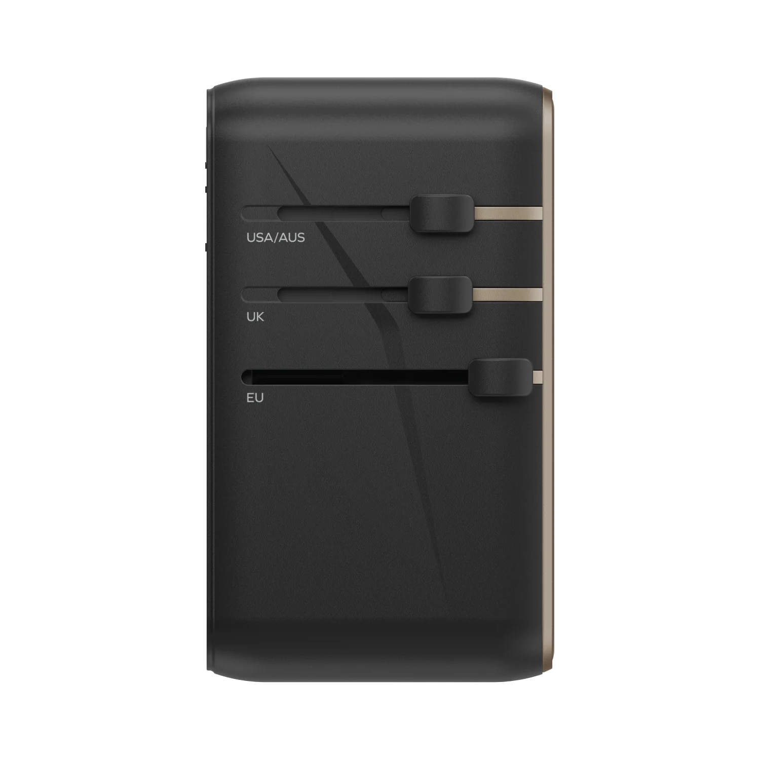 1-World Universal 4-Port Travel GaN Charger 120W + USB-C Cable - Image 3