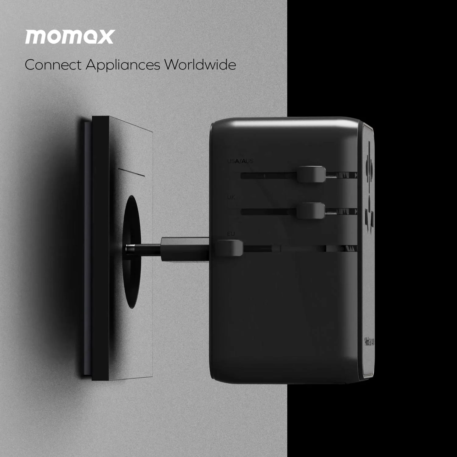 1-World Universal 4-Port Travel GaN Charger 140W + USB-C Cable - Image 8