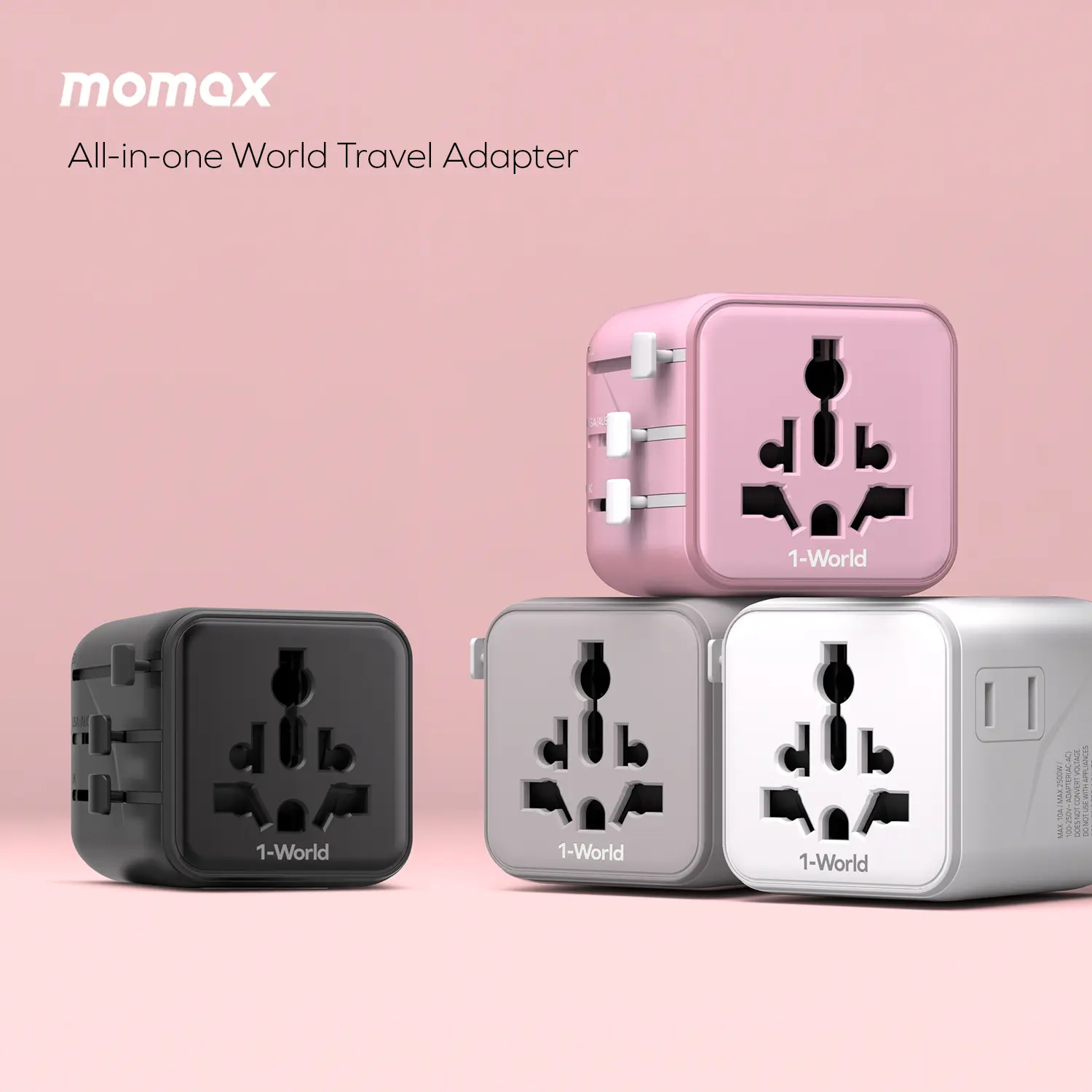 1-World Universal Travel Charger with Dual AC - Image 16