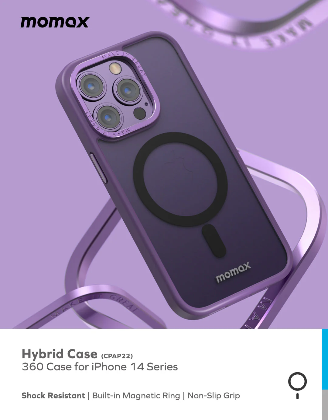 Hybrid Case Magnetic Protective Case for iPhone 14 Series - Image 7