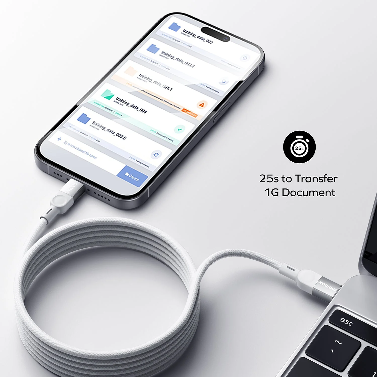 Mag.Link Magnetic USB-C to USB-C Cable 100W Up to 2m - Image 11