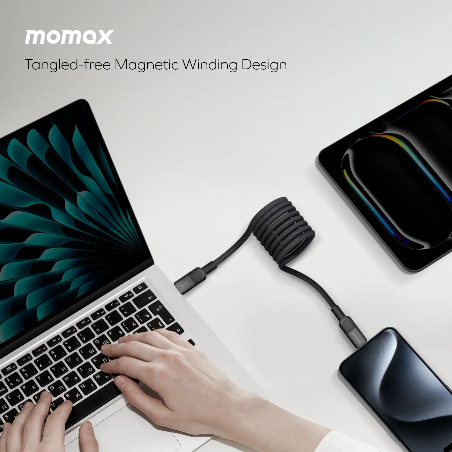 Mag.Link Magnetic USB-C to USB-C Cable 60W 1m - Image 10