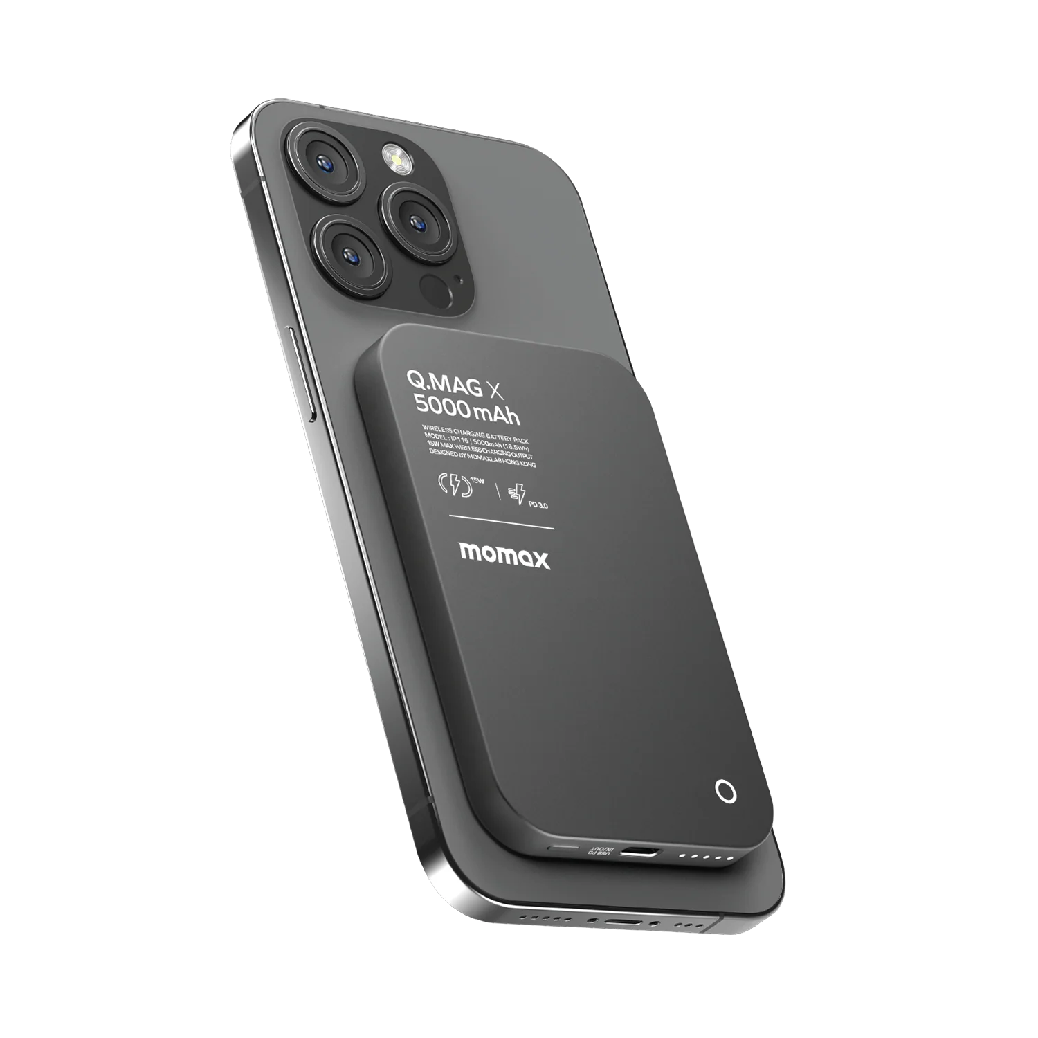 Q.Mag X Magnetic Wireless Power Bank 5000mAh - Image 4