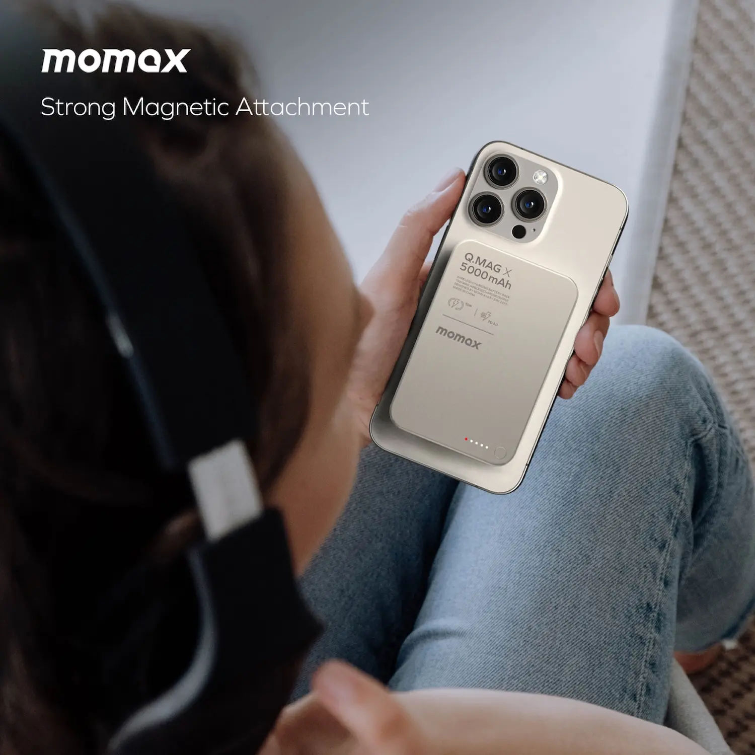 Q.Mag X Magnetic Wireless Power Bank 5000mAh - Gen 2 - Image 14