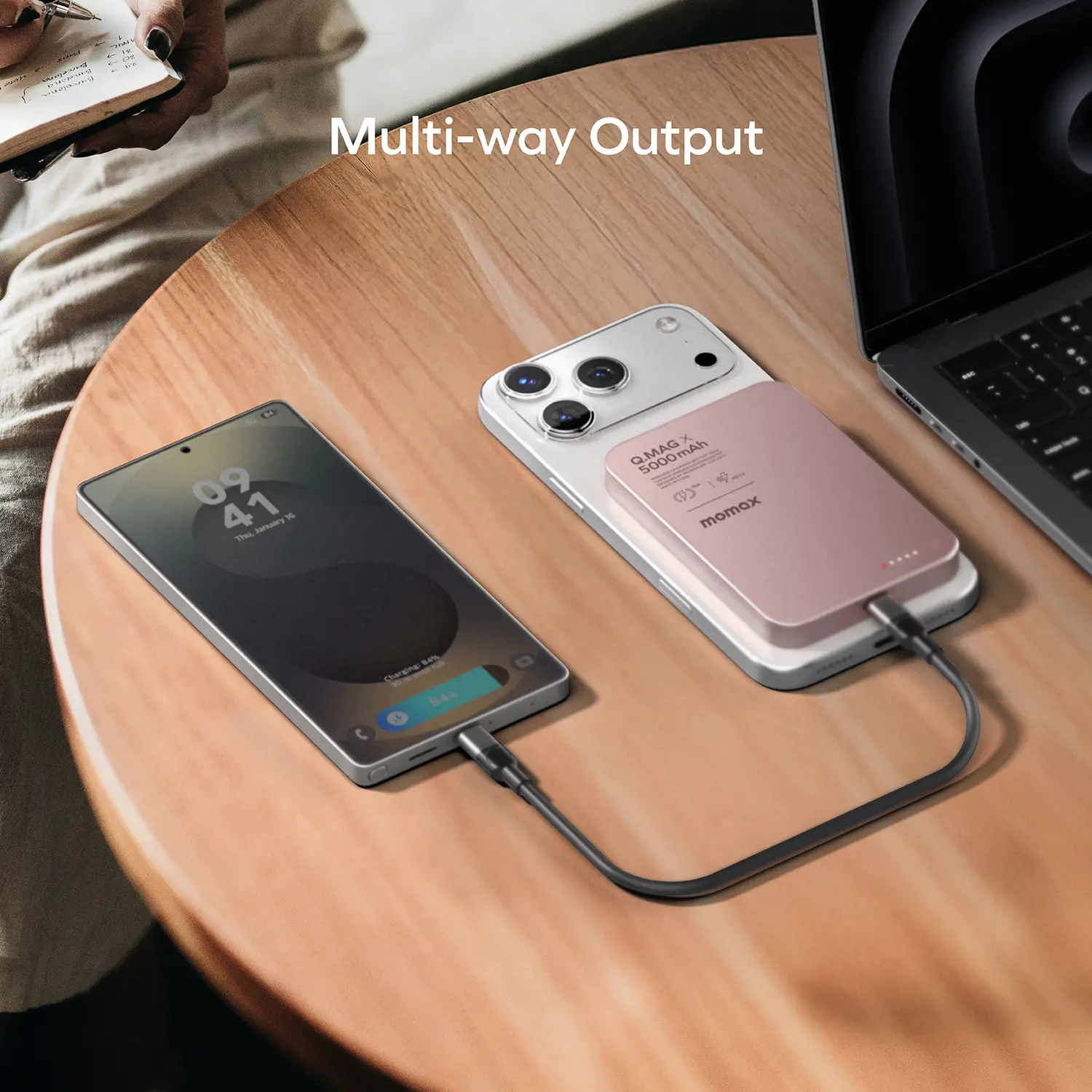 Q.Mag X Magnetic Wireless Power Bank 5000mAh - Gen 2 - Image 9