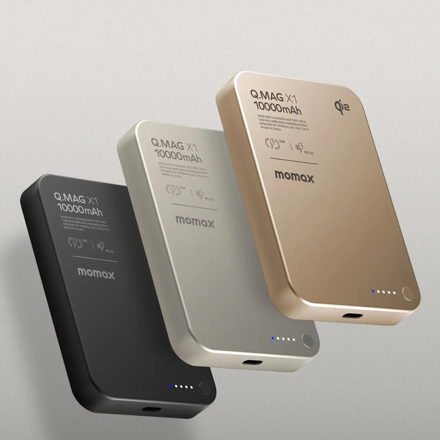 1-Power Q.Pass 10000mAh Qi2 Magnetic Wireless Battery Pack - Image 13