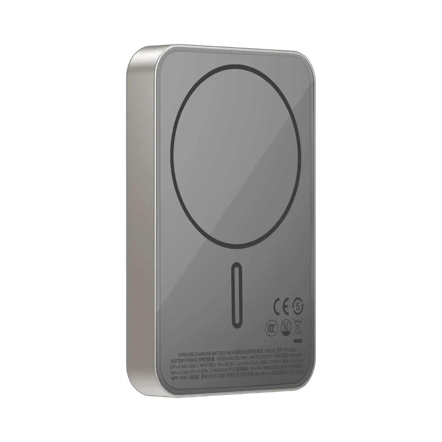 1-Power Q.Pass 10000mAh Qi2 Magnetic Wireless Battery Pack - Image 18