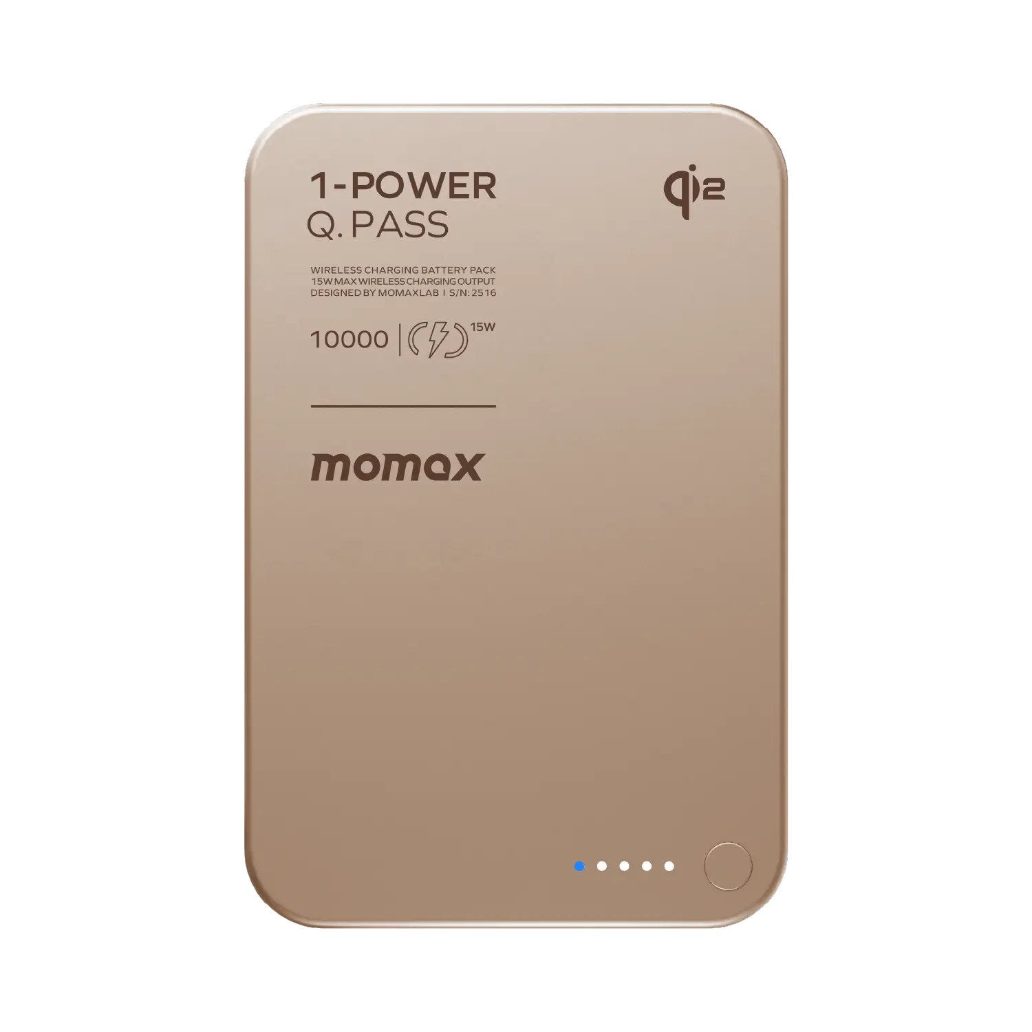 1-Power Q.Pass 10000mAh Qi2 Magnetic Wireless Battery Pack - Image 5