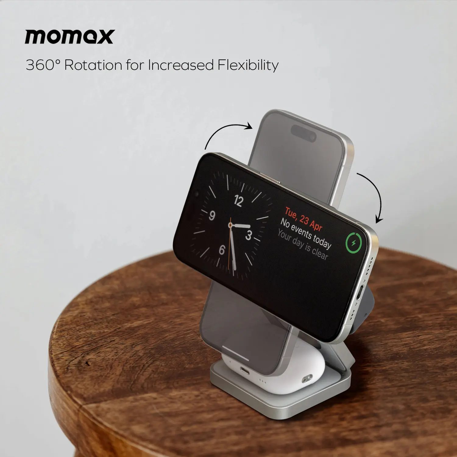 Q2.Mag 3-in-1 Foldable Qi2 15W Magnetic Wireless Charging Stand - Image 13