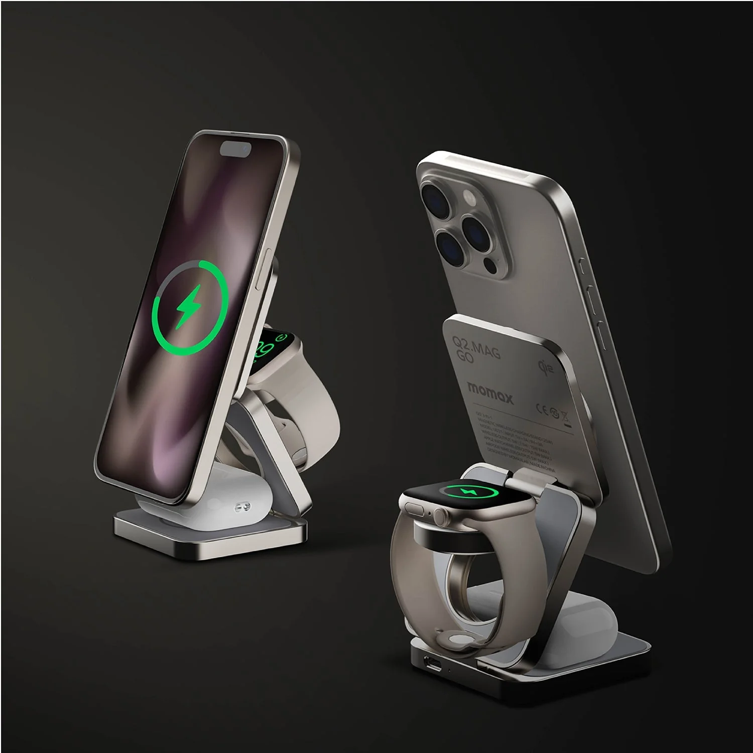 Q2.Mag 3-in-1 Foldable Qi2 15W Magnetic Wireless Charging Stand - Image 17